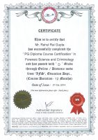 Certificate IFS