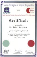 Certificate-Inv. Course